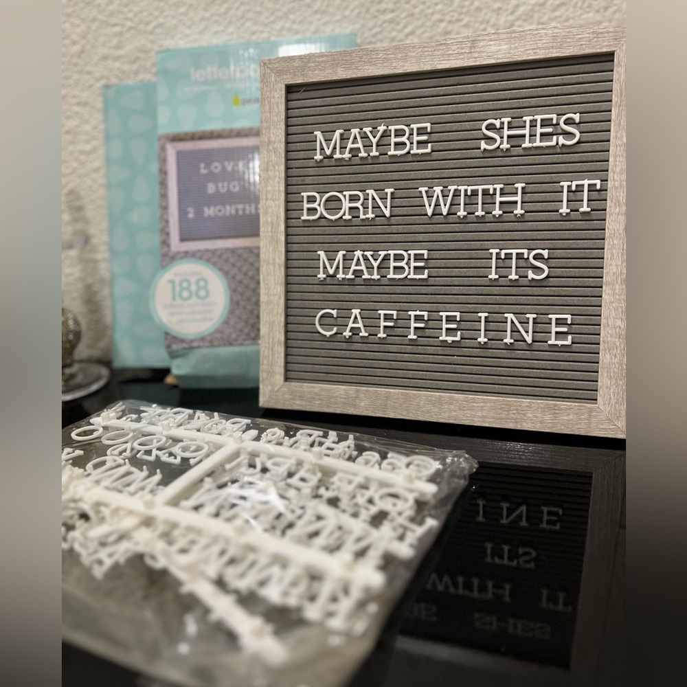 Rustic Gray Letterboard Set 10x10